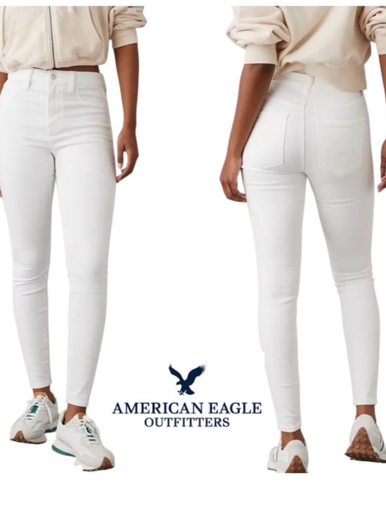 American Eagle Outfitters Denim - American Eagle Outfitters White next level stretch High-Rise Jeggings Sz 6